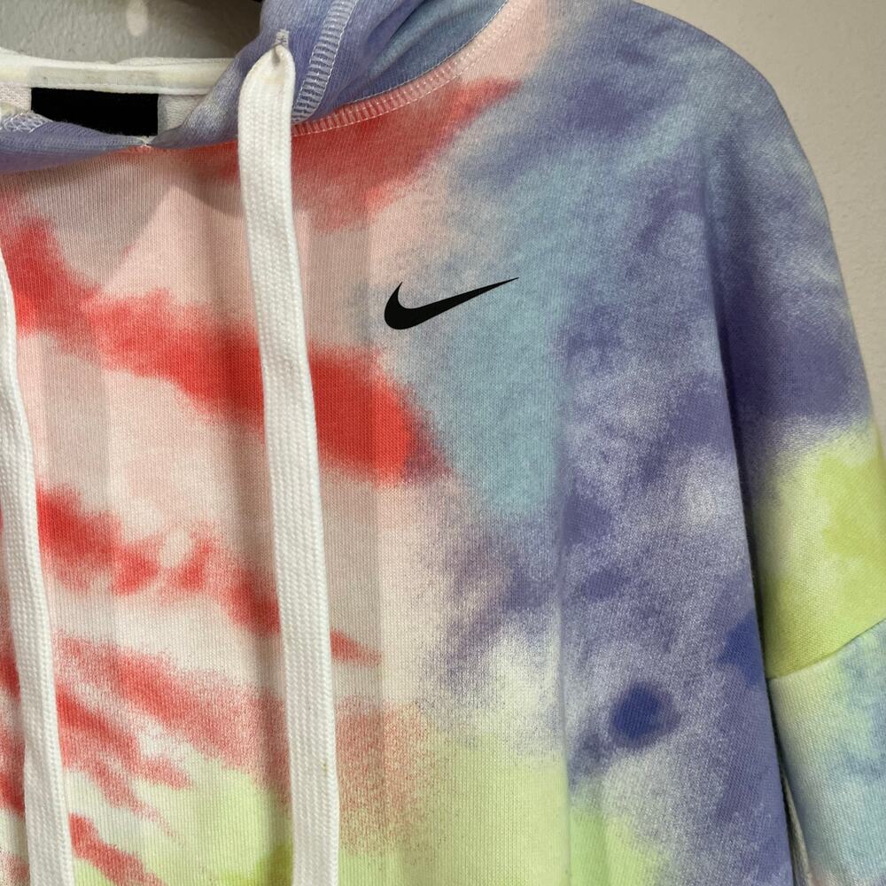 Nike Dri Fit Get Fit Women's Tie Dye Pullover Training Hoodie Size Small - Picture 5 of 9